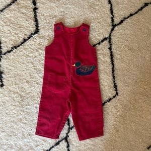 Vintage Lisa Jackson Baby Corduroy Jumper 9-12 mo
